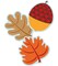 Carson Dellosa 36PC Fall Decor, Colorful Cardstock Acorns and Autumn Leaves Wall Cut-Outs for Classroom, Bulletin Board, Thanksgiving and Halloween Decoration